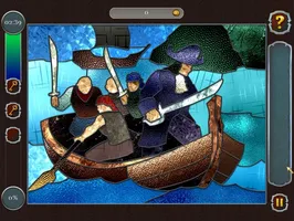 Pirate Mosaic Puzzle. Caribbean Treasures