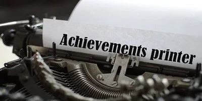 Achievement printer